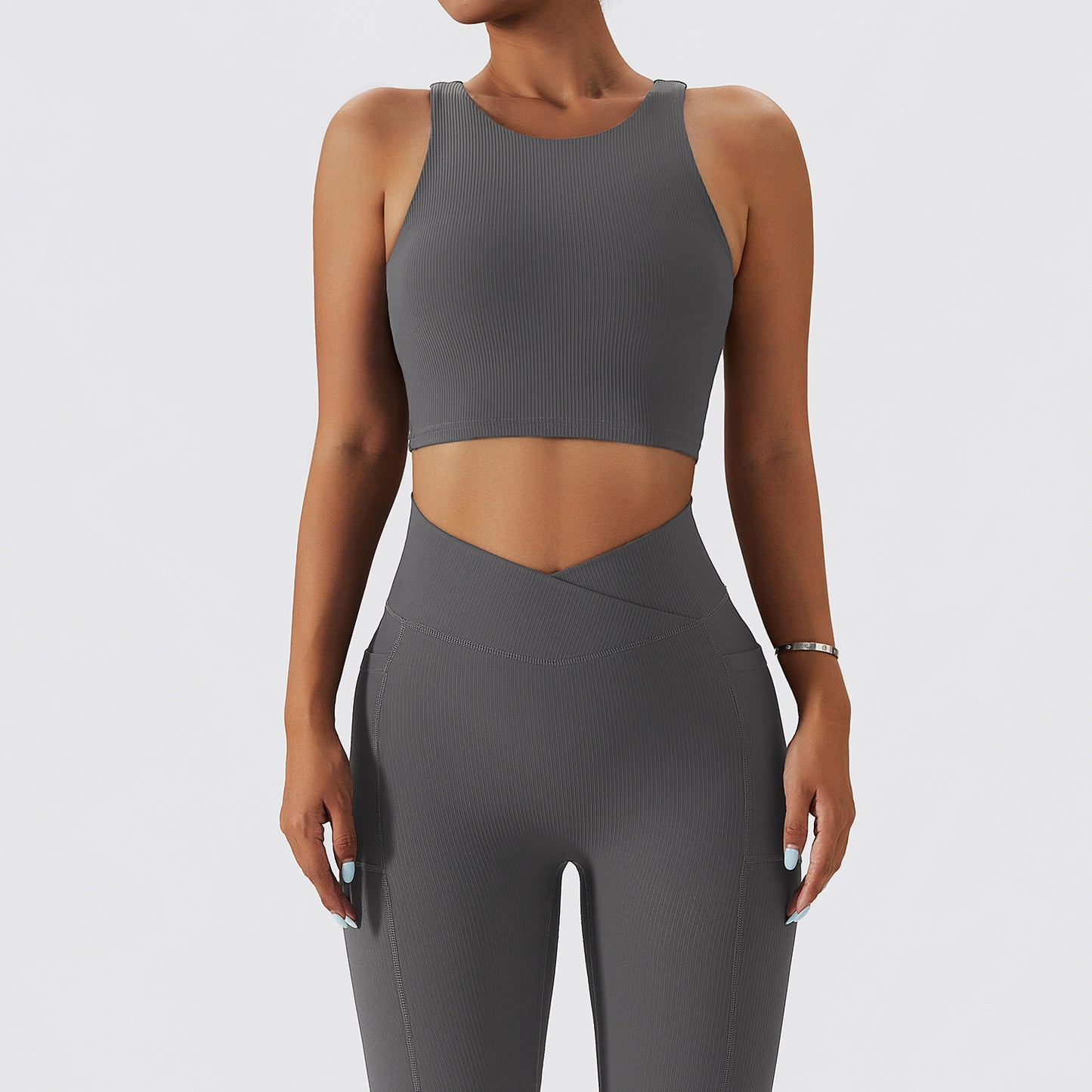 ZIKKA long-sleeved yoga suit set thread sports suit