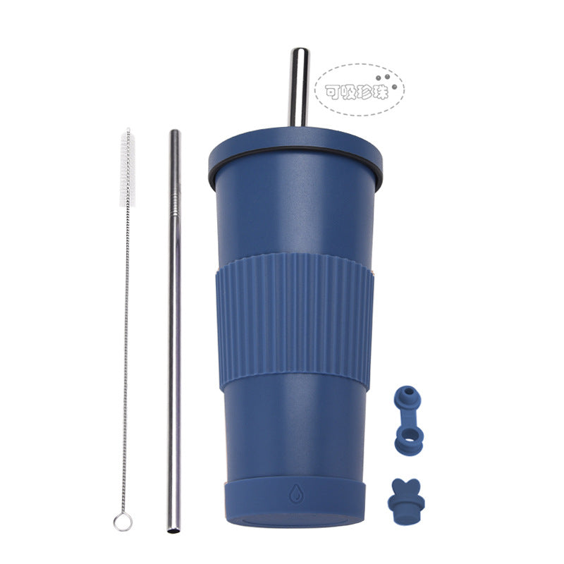 ZIKKA stainless steel straw cup straw insulated water cup