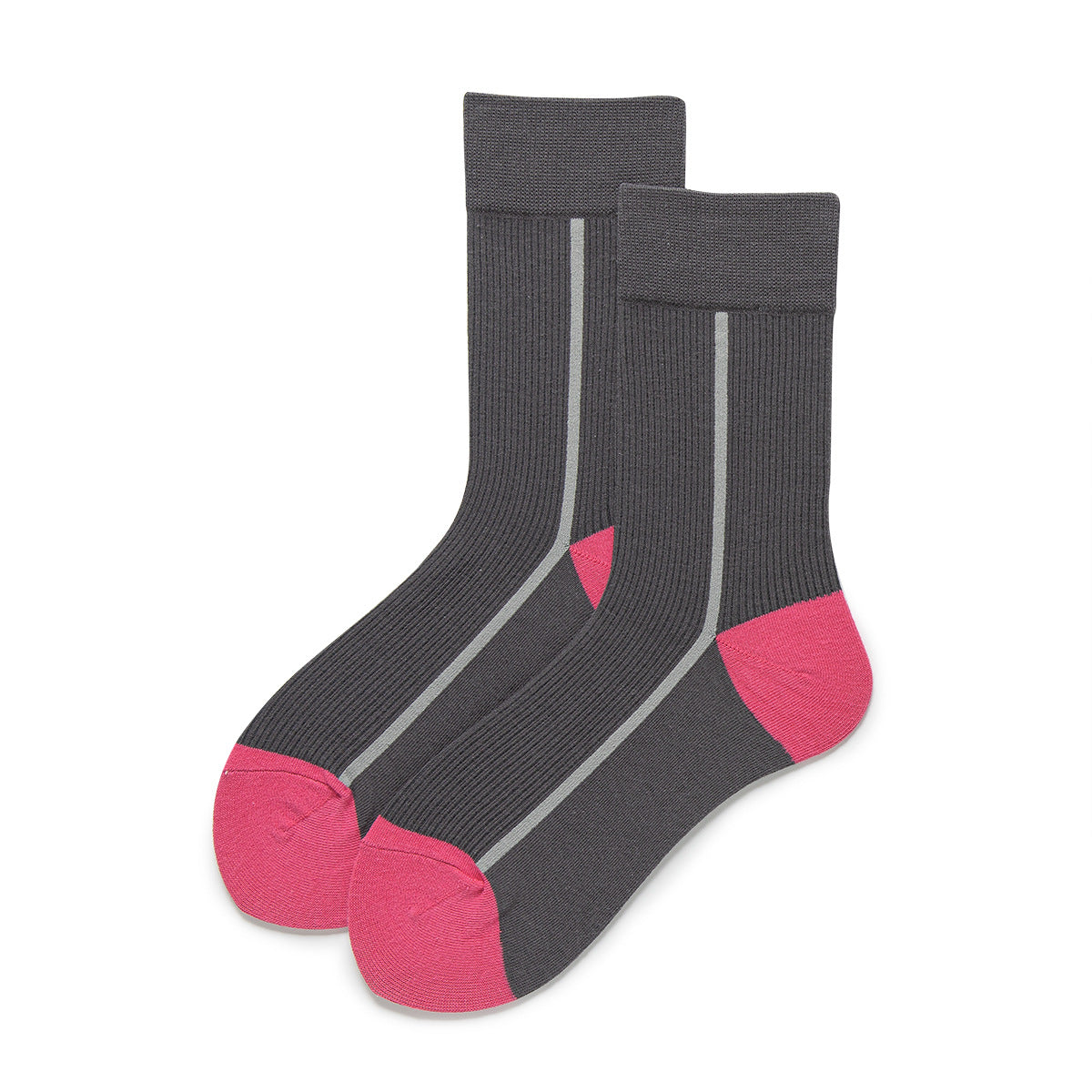 ZIKKA Dark Stripe Contrast Medium Socks