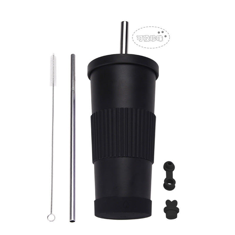 ZIKKA stainless steel straw cup straw insulated water cup