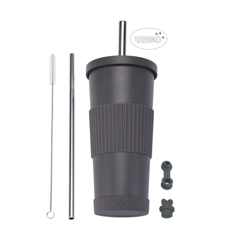 ZIKKA stainless steel straw cup straw insulated water cup