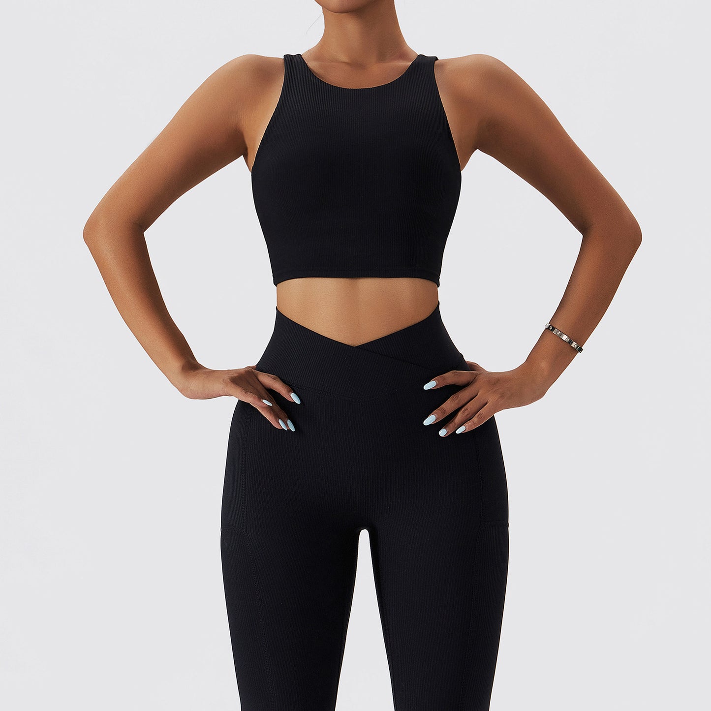 ZIKKA long-sleeved yoga suit set thread sports suit