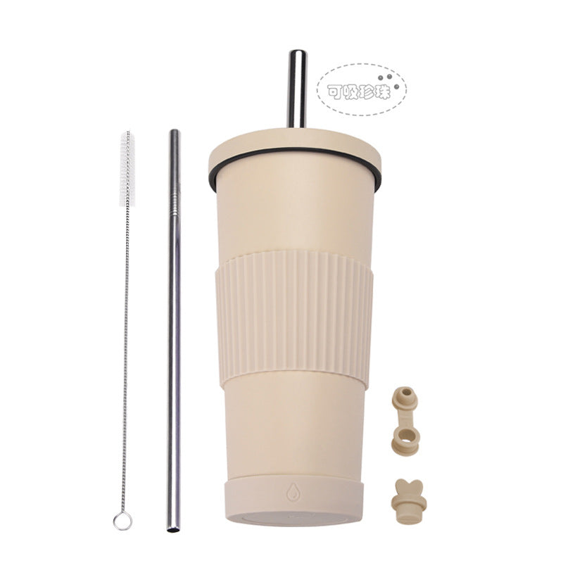 ZIKKA stainless steel straw cup straw insulated water cup