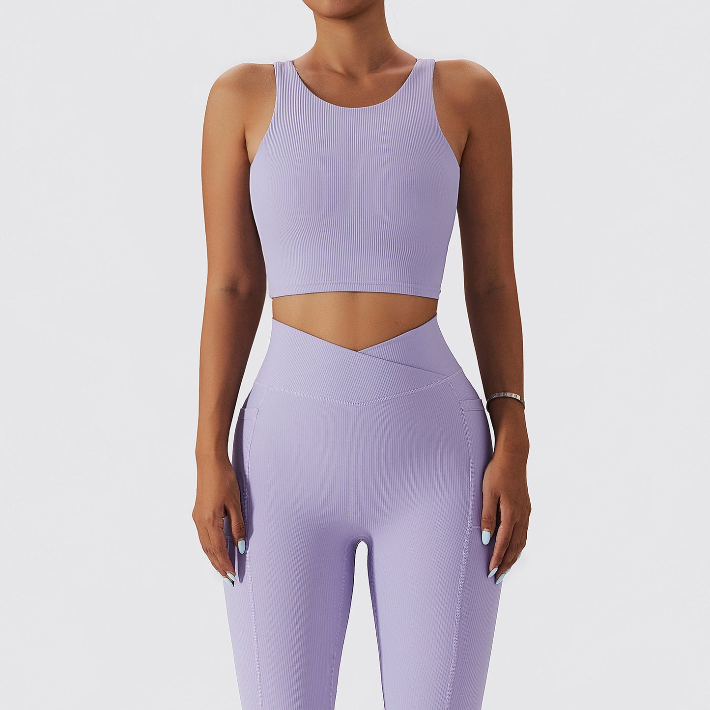 ZIKKA long-sleeved yoga suit set thread sports suit