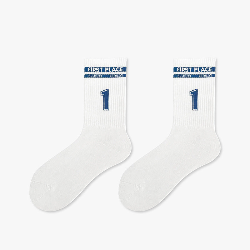 Zikka Jacquard Words Cotton Socks