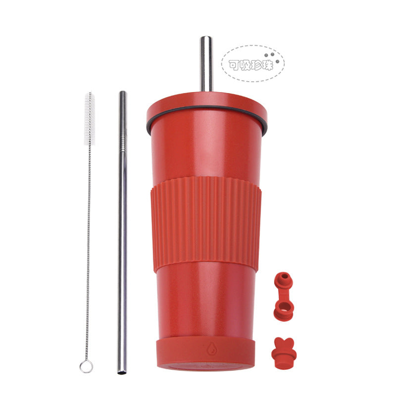 ZIKKA stainless steel straw cup straw insulated water cup