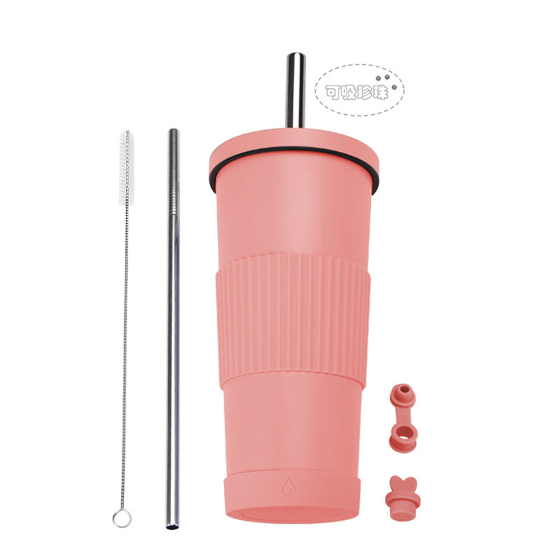 ZIKKA stainless steel straw cup straw insulated water cup