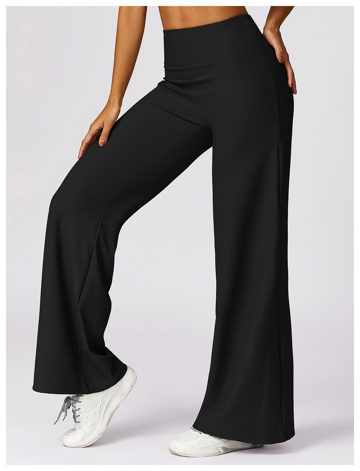 ZIKKA versatile wear straight-leg wide-leg pants