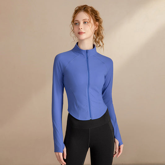 Running Top- short yoga jacket for women